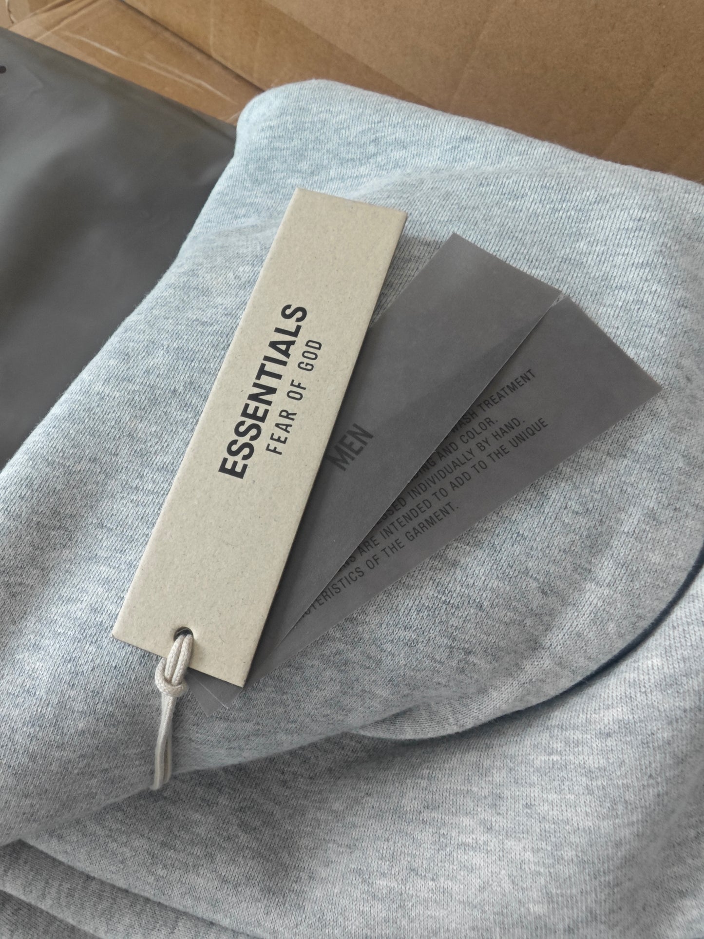 Fear of God Essentials Hoodie Dark Oatmeal SS22