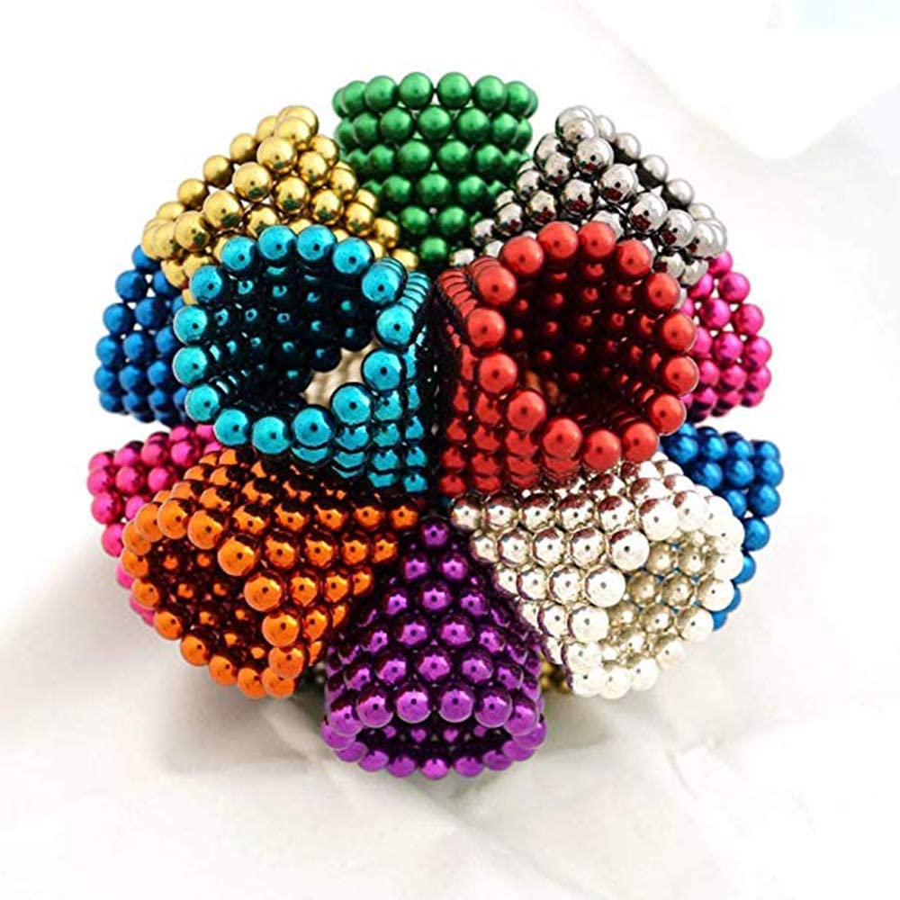 Magnetic Balls 5MM 512PCS!, Upgrade Multiple Shapes Desk Toys Putty Slime16+