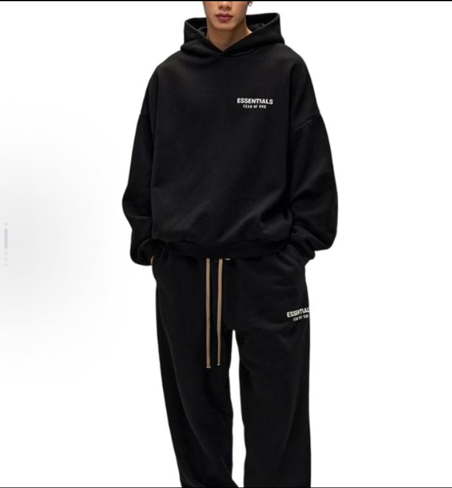 Fear of God Essentials Hoodie Dark Oatmeal SS22