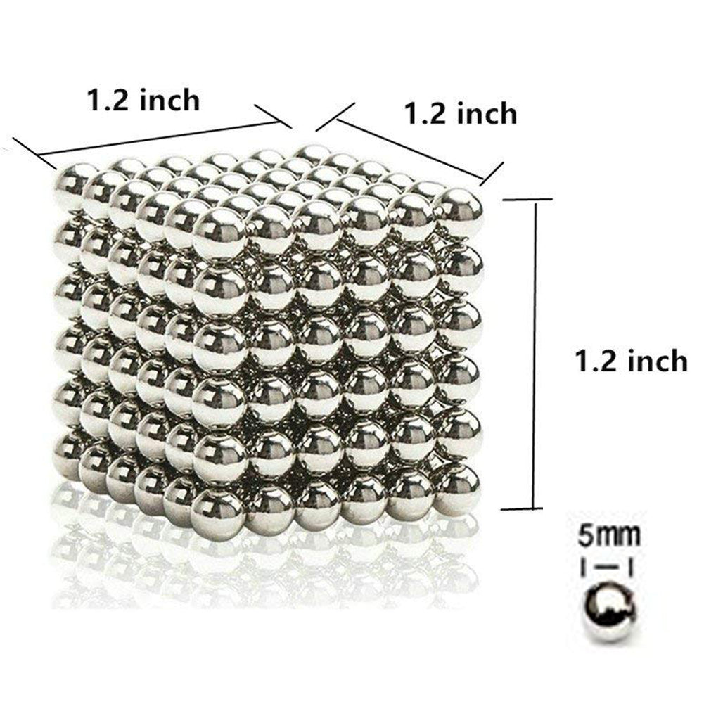 Magnetic Balls 5MM 216PCS! , Upgrade Multiple Shapes Desk Toys Putty Slime16+