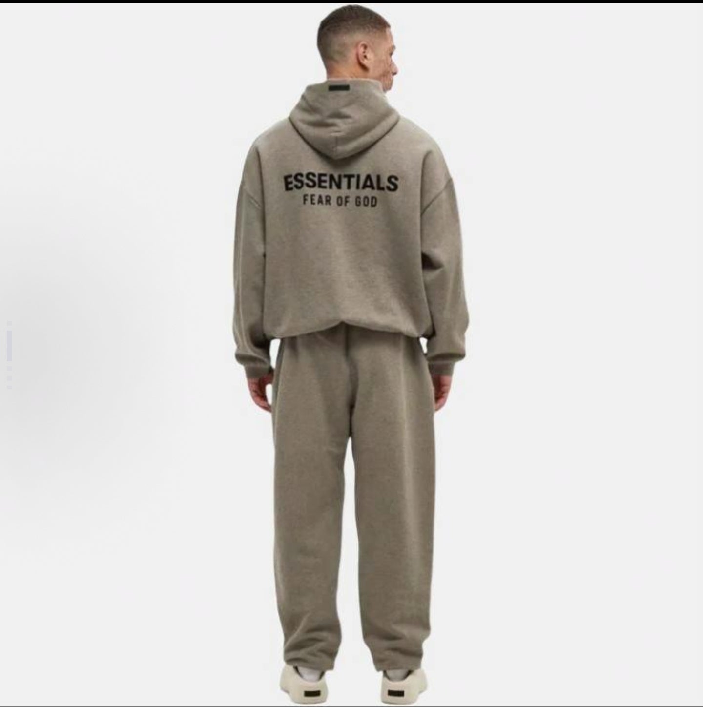 Fear of God Essentials Hoodie Dark Oatmeal SS22
