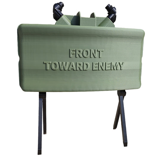 actoper 3D Print M18A1 Claymore Mine 【TOY】 Model Real Size 1:1 - Scale Precision Replica, Highly Detailed Static Display Collectible, Military Theme Decor for Enthusiasts & Hobbyists, Ideal Gift (1:1 Version)