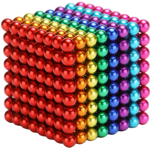 Magnetic Balls  5MM 512PCS!, Upgrade Multiple Shapes Desk Toys Putty Slime16+