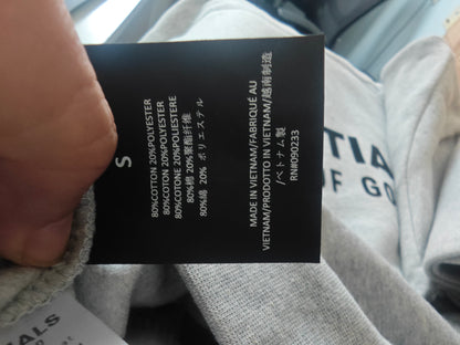 Fear of God Essentials Hoodie Dark Oatmeal SS22